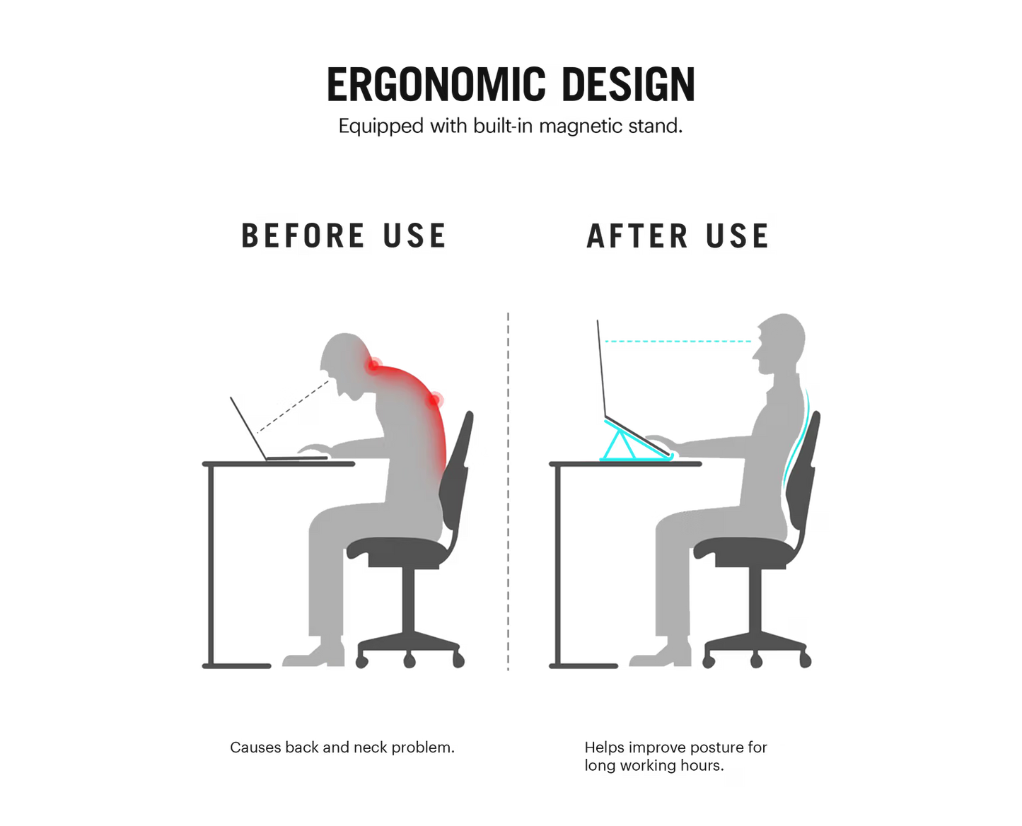 Morph Foldable Deskmat with Laptop Stand